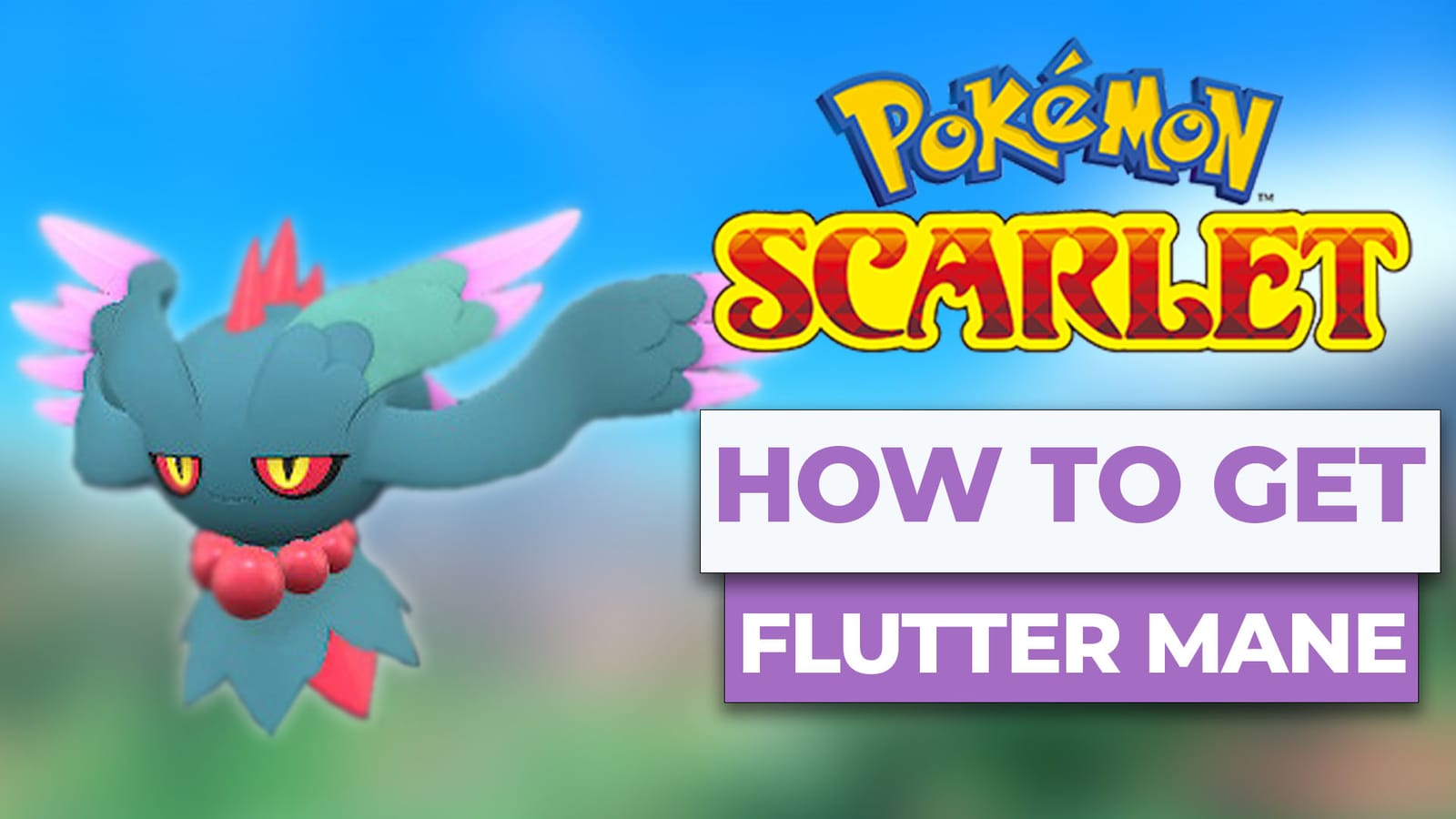 How To Get Flutter Mane In Pokemon Scarlet (The Easy Way)