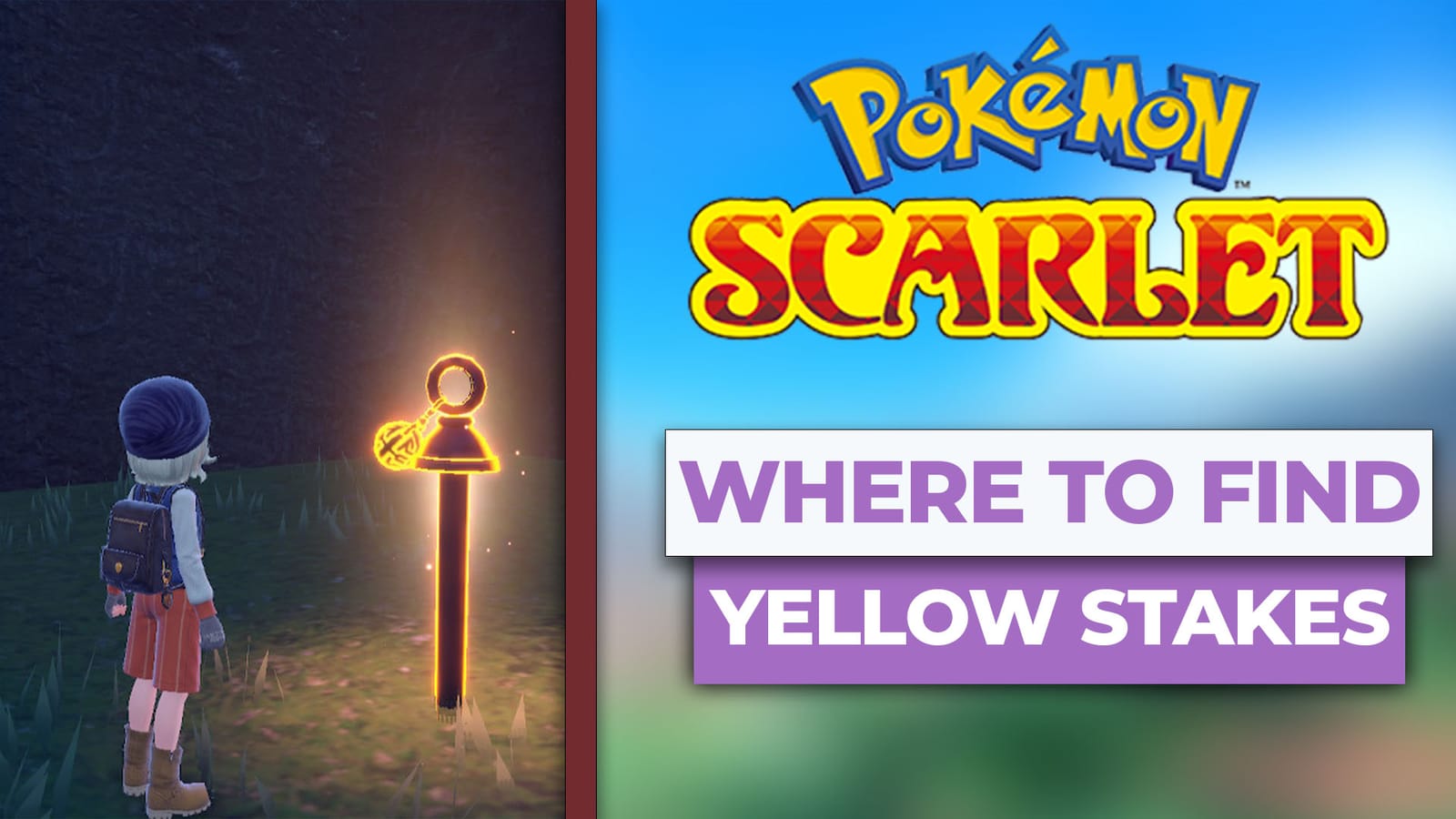 Where To Find Yellow Stakes In Pokemon Scarlet & Violet