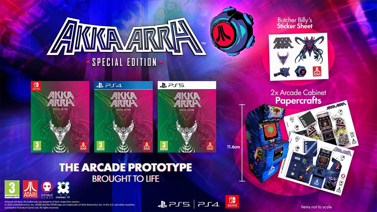 Akka Arrh Mini Arcade Cabinets Dropping As Part Of Special Edition Release