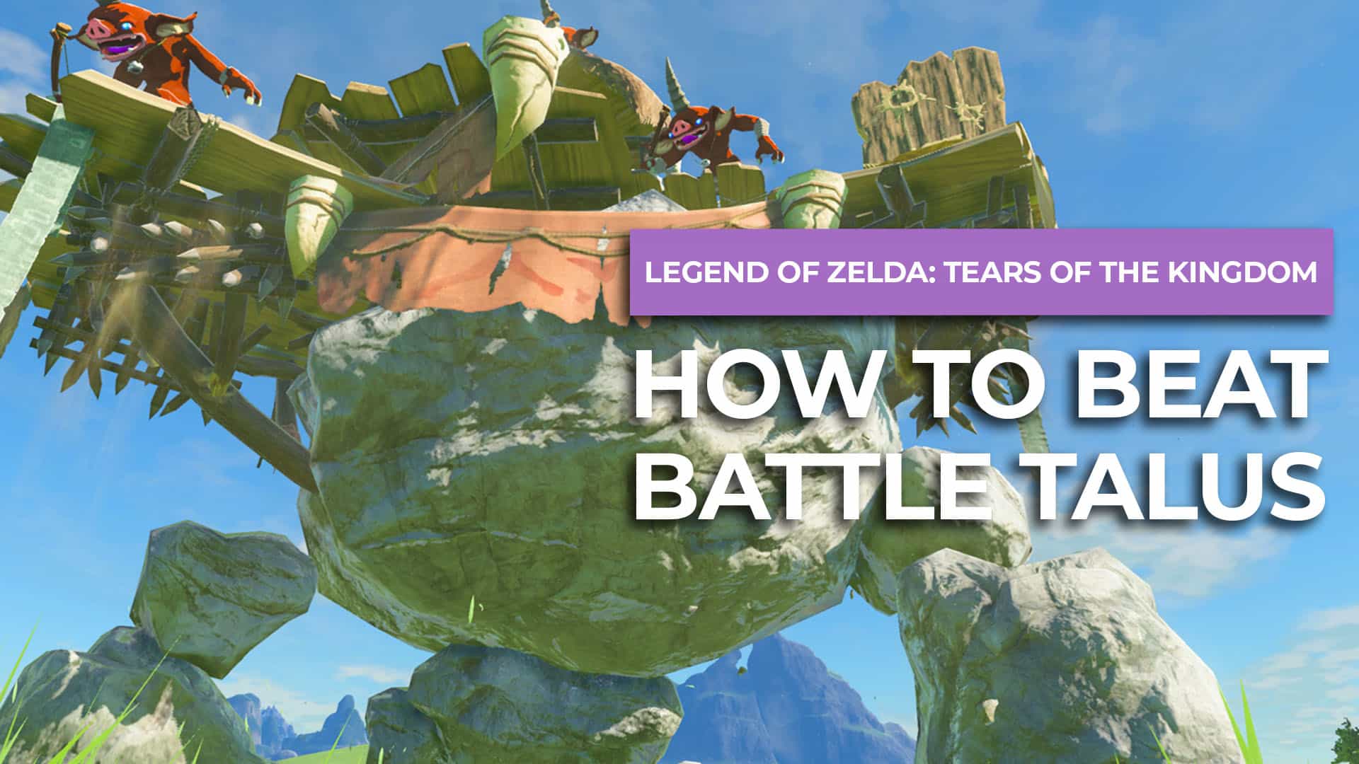 How To Beat Battle Talus In Zelda Tears Of The Kingdom post image