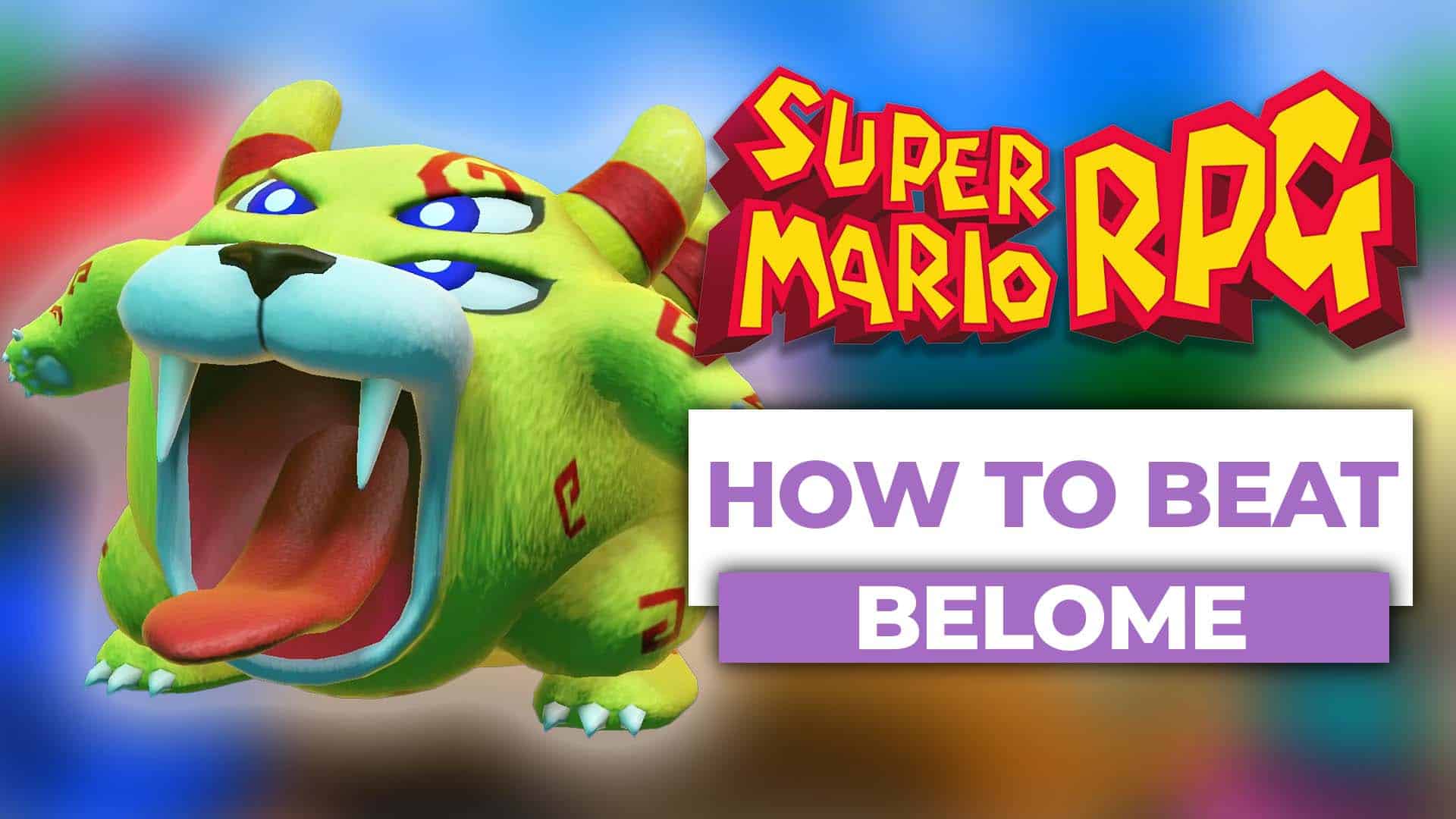 How To Beat Belome In Super Mario RPG (The Easy Way)