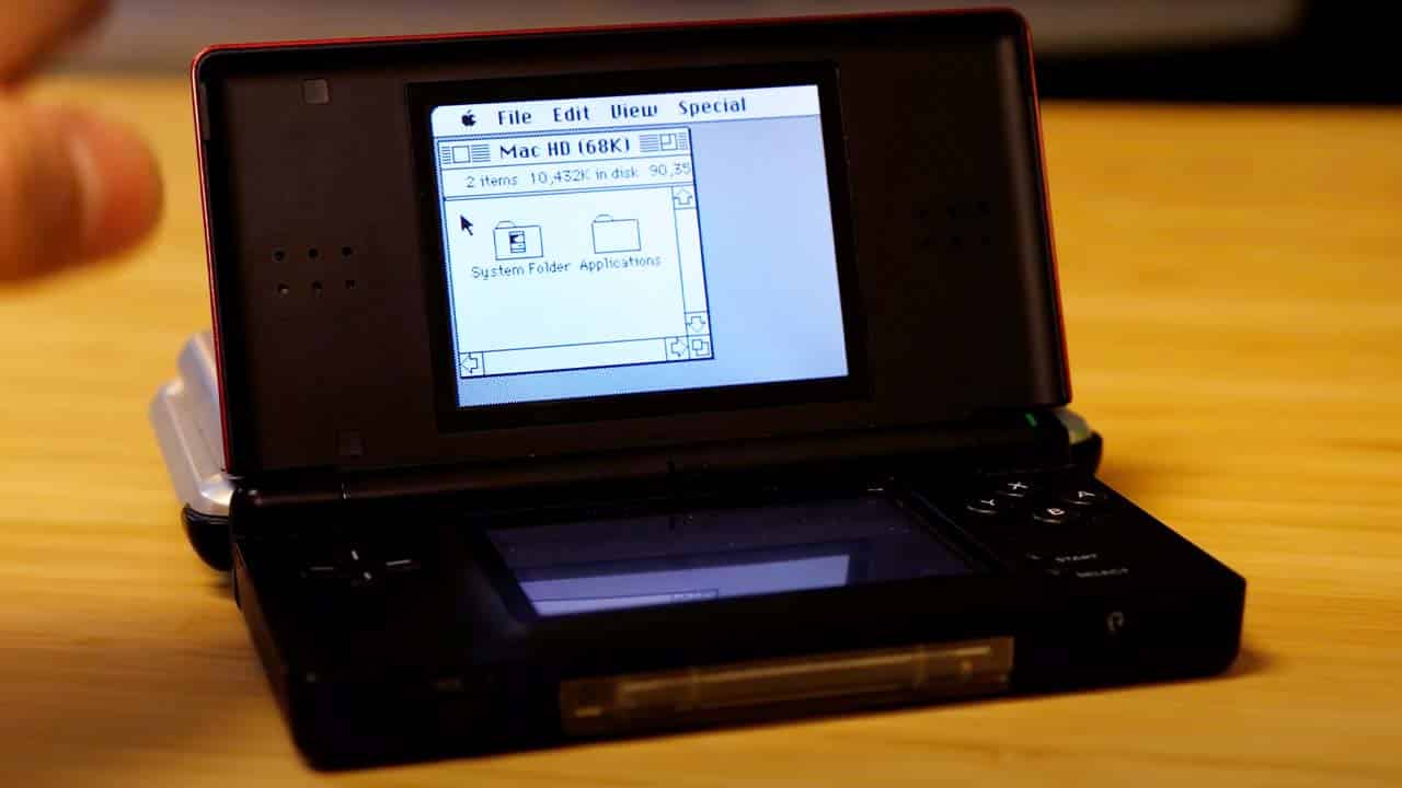 Mac Finder on a DS