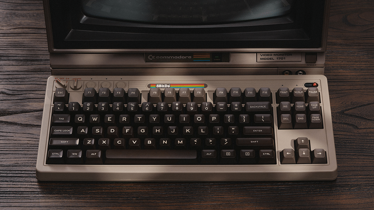 8BitDo Reveal The Commodore 64 Inspired Retro Mechanical Keyboard post image