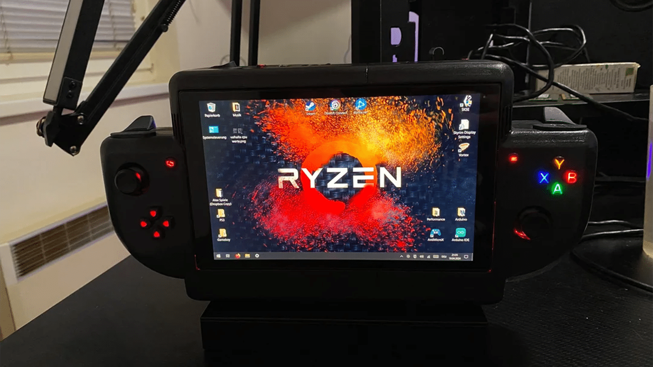 Redditor Builds Bulky ‘RyzenDeck’ With AMD 5600G To Play Emulators post image