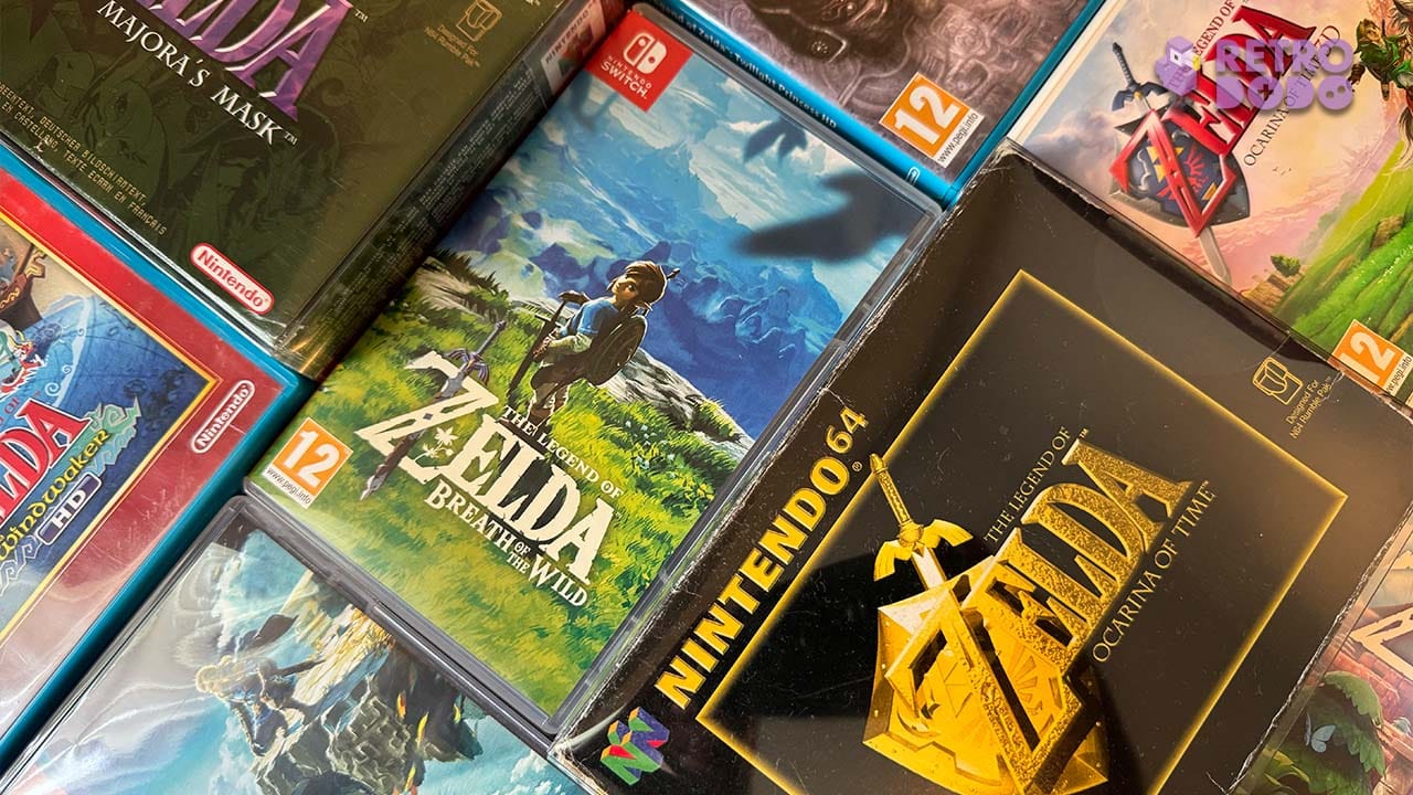 All of Seb's Legend of Zelda games grouped together