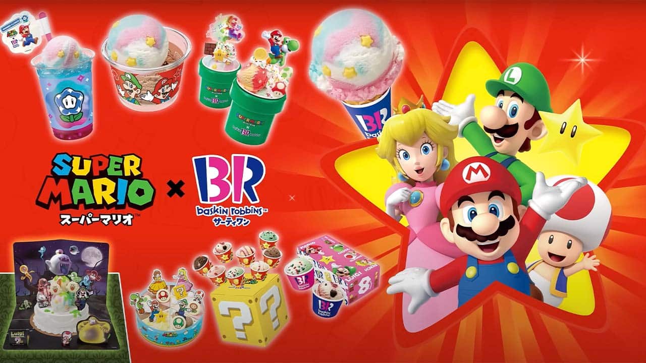 super mario baskin robbins commercial