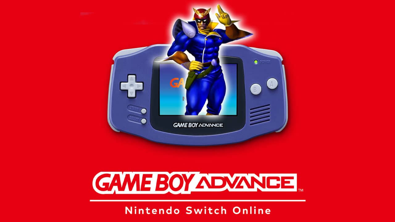 GBA October Update image of Captain Falcon coming out of a GBA