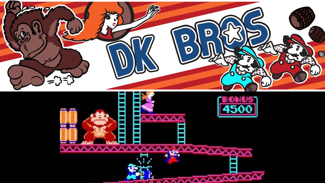 DK BROS GAMEPLAY & LOGO