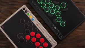 Two 8BitDo arcade controllers 