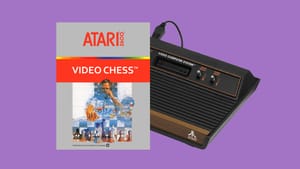 Atari 2600 console and game