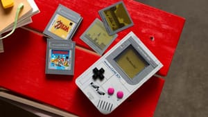 Lego Game Boy with game inserts