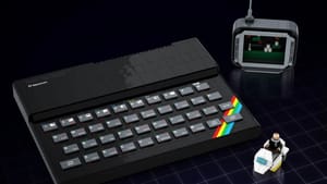 Overview of the individual components that make up the LEGO ZX Spectrum set