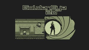GoldenEye 2D gameplay and Bond cutscene