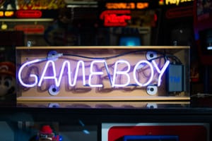 Rare & Authentic 90s GAME BOY Neon Sign Is Going Up For Auction post feature image