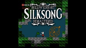 Title and opening scene of Hollow Knight Silksong NES demake