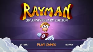 Rayman 30th Anniversary Edition title screen