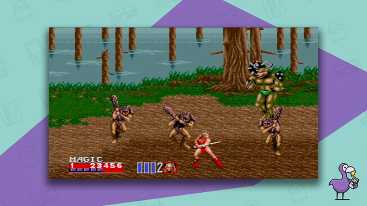 golden axe 2 sega mega drive gameplay