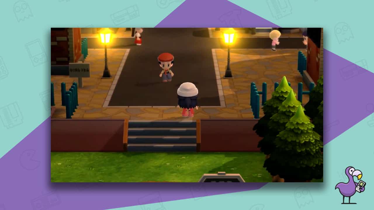 Pokemon Brilliant diamond & Shining Pearl remakes walking around Sinnoh