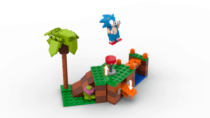 Sonic The Hedgehog Lego Set - Bounce pad