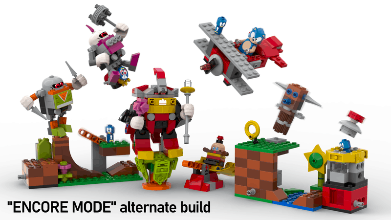 Sonic the Hedgehog Lego set - the full gang including alternative modes