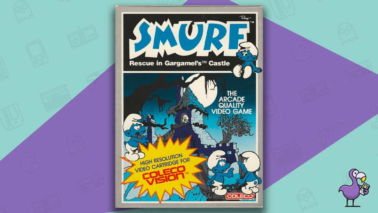 Best Colecovision Games - Smurf: Resuce in Gargamel's Castle