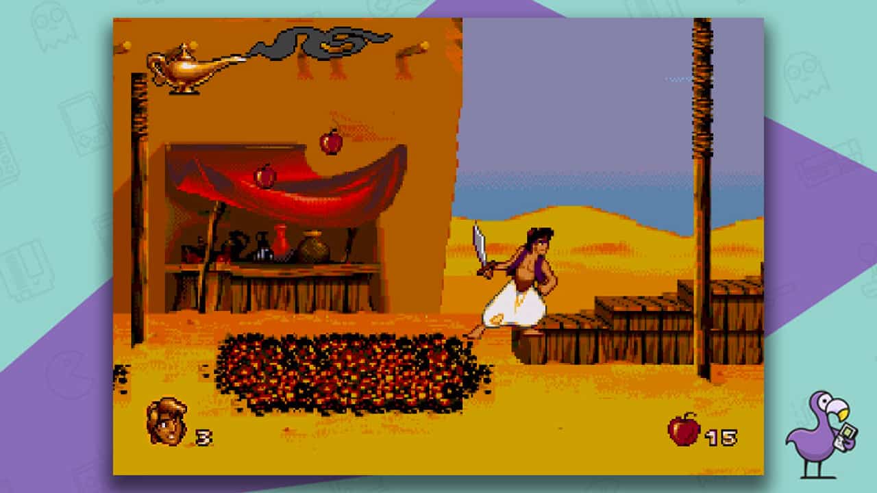 disney aladdin sega mega drive gameplay