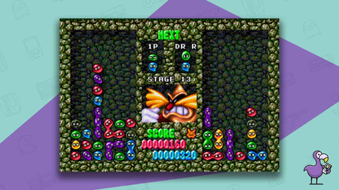 dr robtniks mean bean machine sega mega drive gameplay