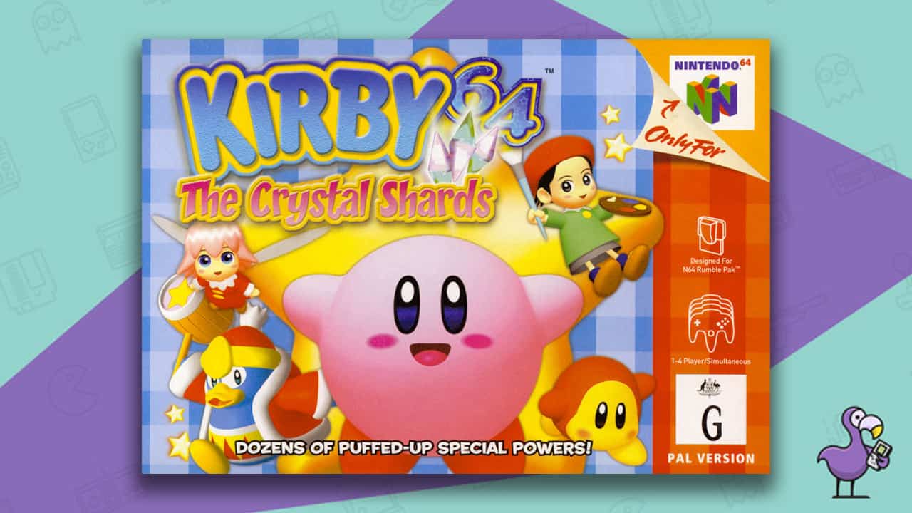 Kirby 64: The Crystal Shards Nintendo 64 game case