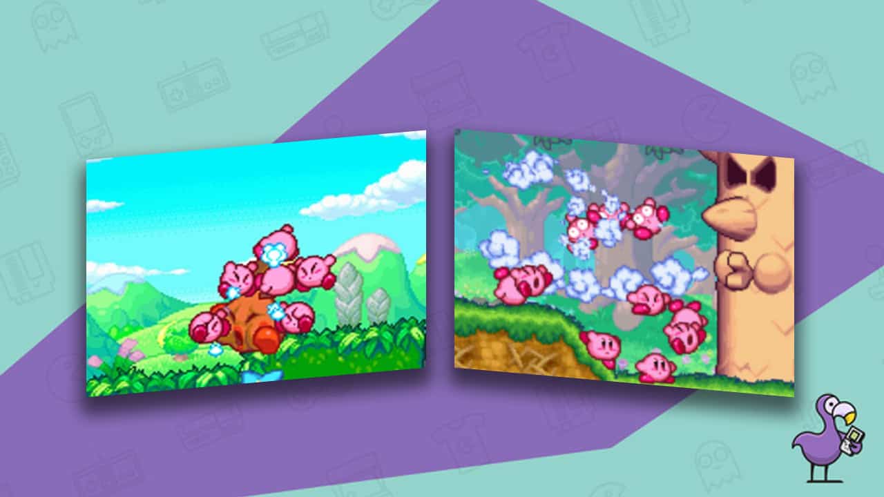 kirby mass attack gameplay