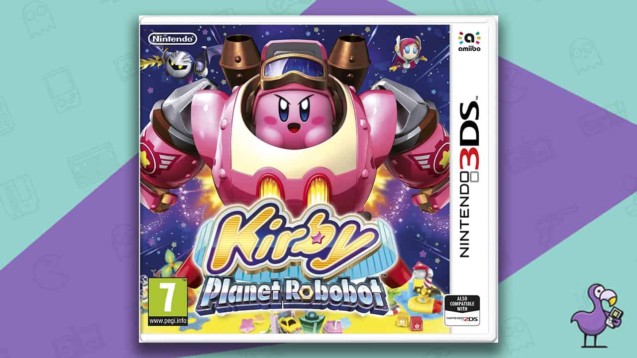 Kirby Planet Robobot Nintendo 3DS game case