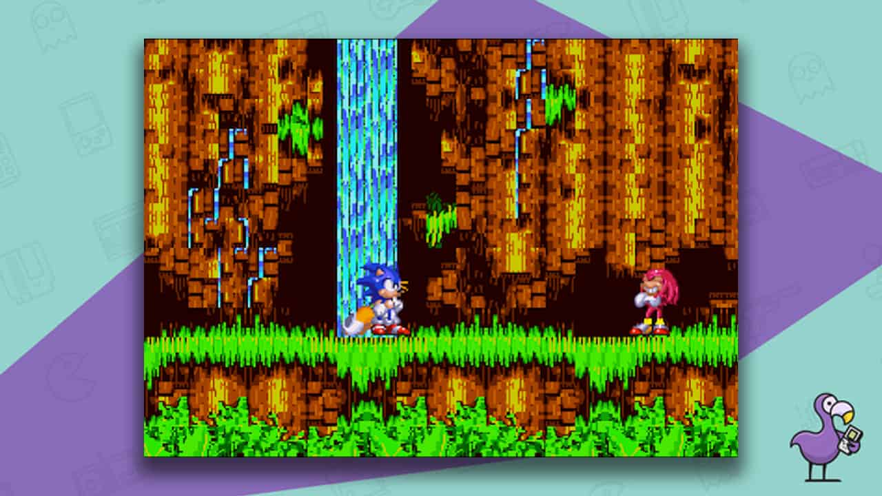 Sega Genesis sonic & Knuckles gameplay