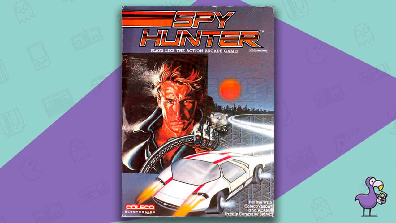 Best Colecovision Games - Spy Hunter game case cover art