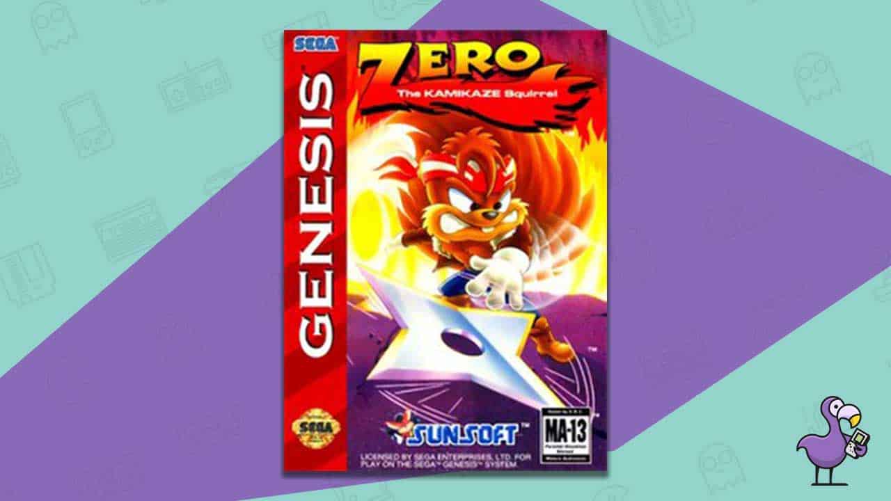 zero the kamikaze squirrel sega genesis