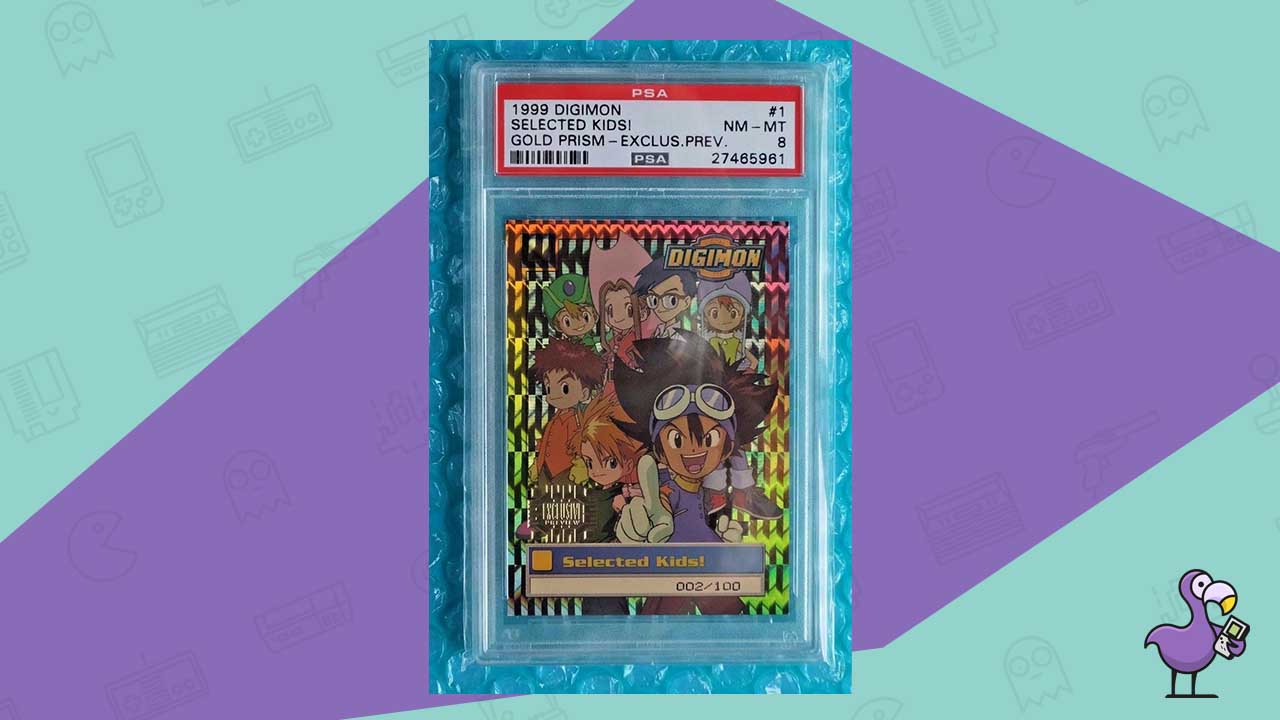 digimon selected kids! card 1999