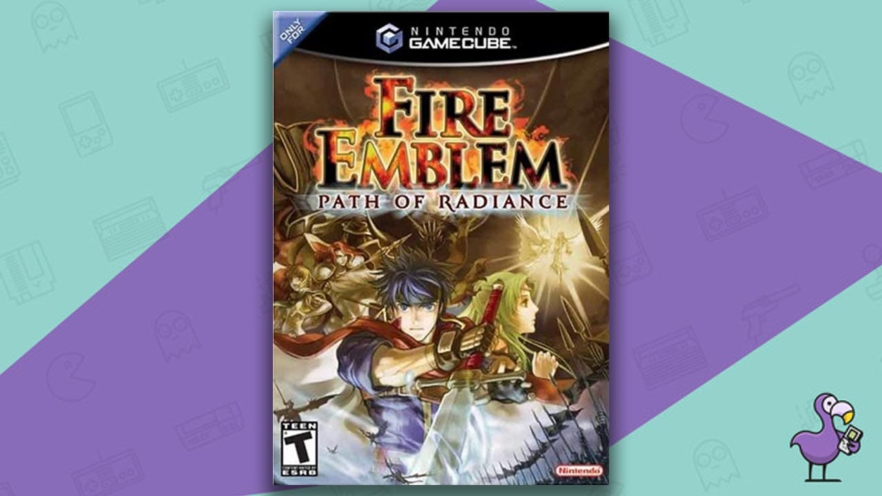 Fire Emblem: Path of Radiance game case art for the Nintendo GameCube