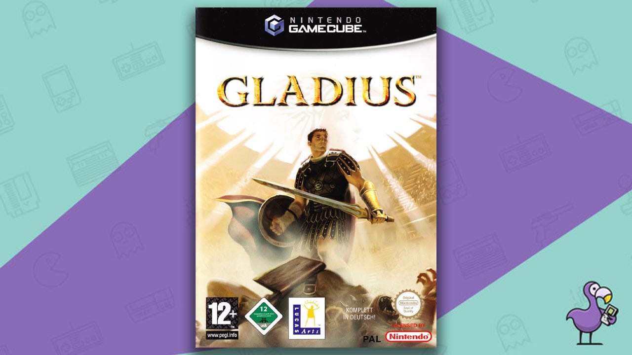 Gladius game case for the Nintendo GameCube