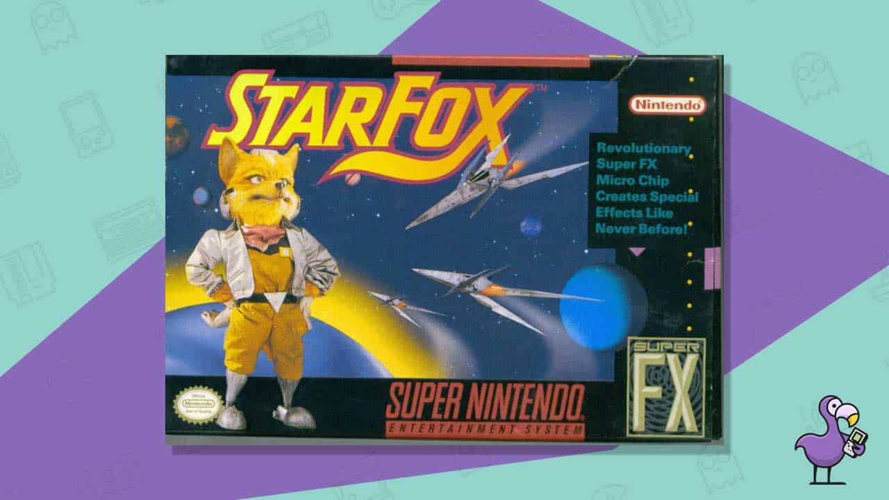 starfox snes Game Case Cover Art