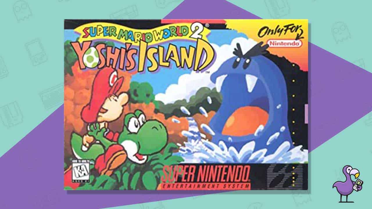 yoshis island snes Game Case Cover Art