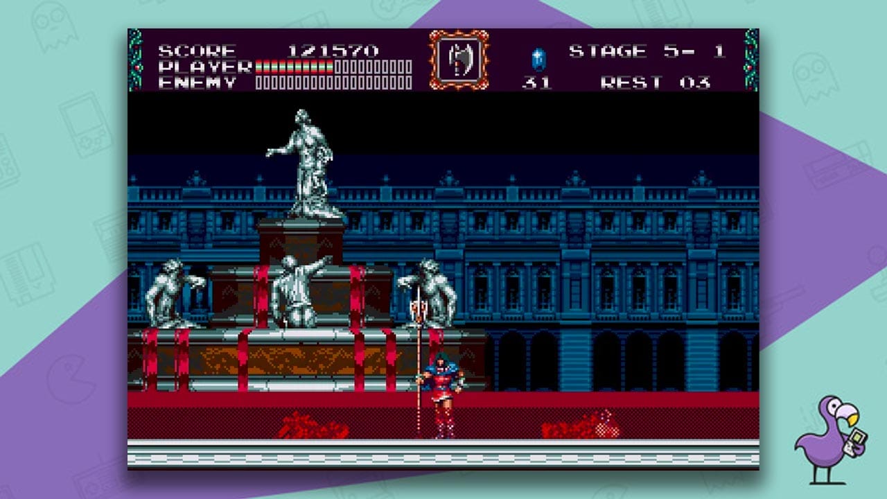 castlevania sega mega drive gameplay