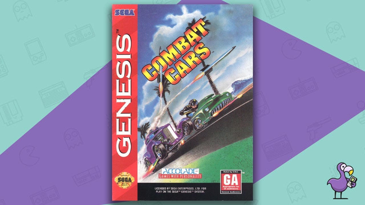 Sega Genesis Combat Cars game art