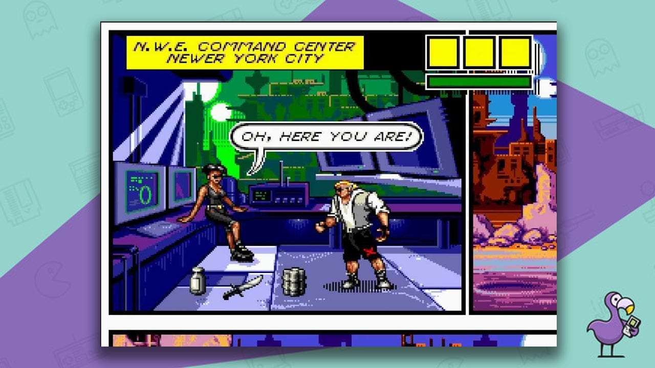 comix zone sega mega drive gameplay