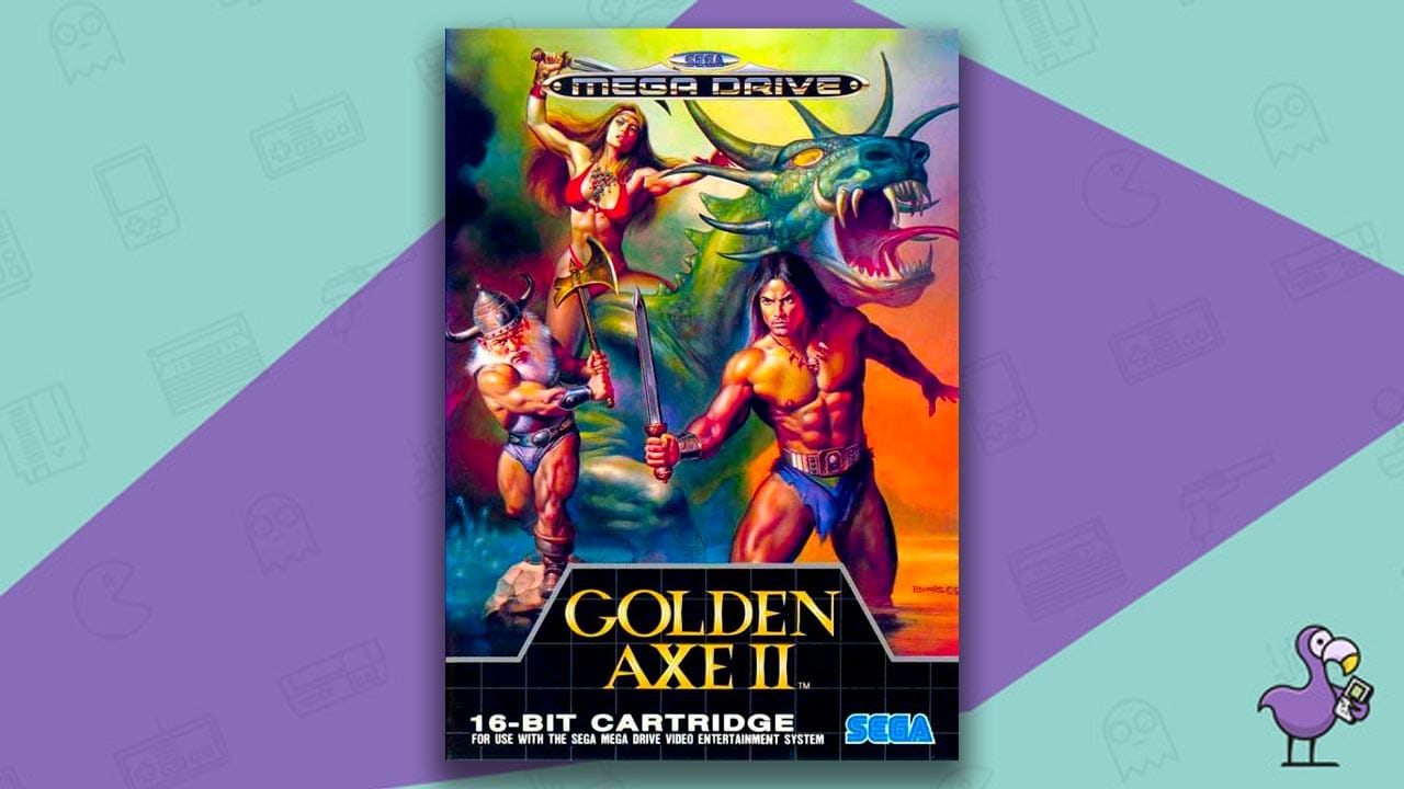 Golden Axe II Game Case Cover Art