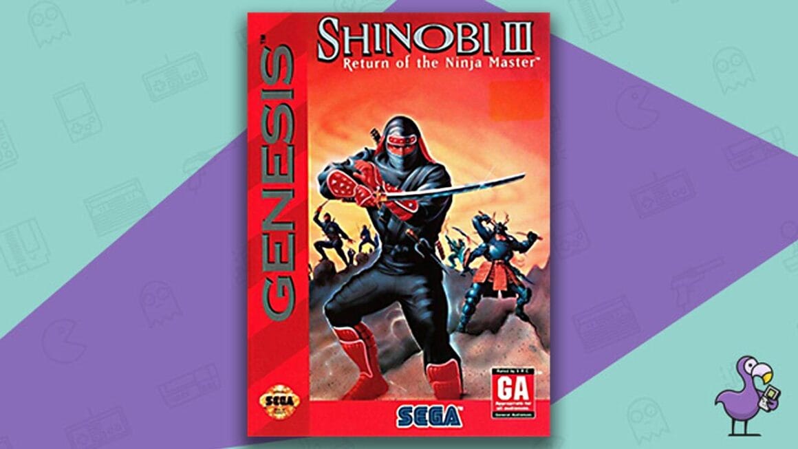 Sega Genesis Shinobi III: Revenge of the Ninja Master game art