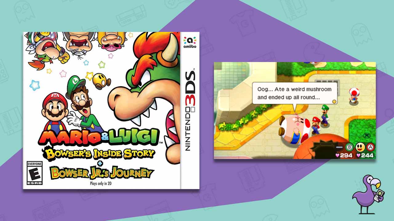 mario luigi bowsers inside story nintendo 3d