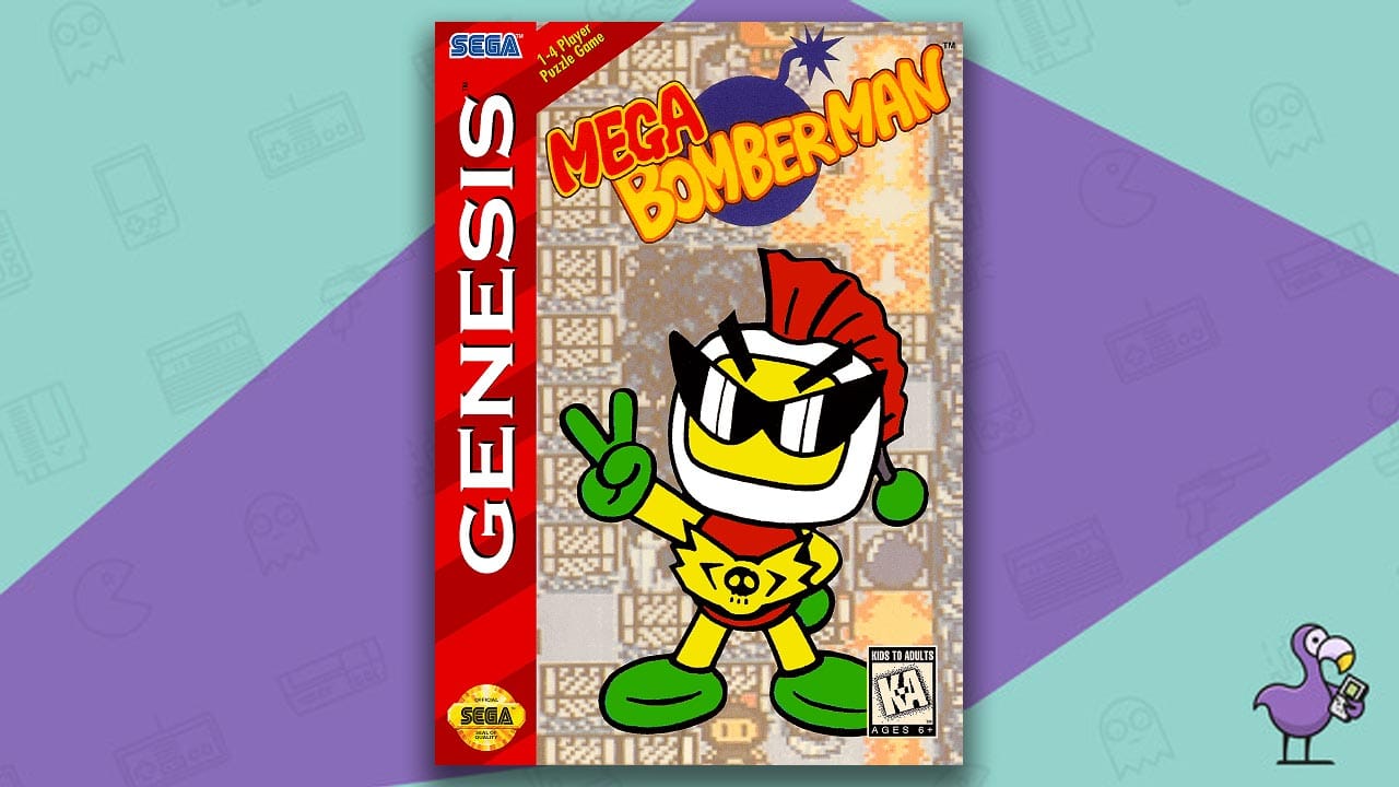 Sega Genesis Mega Bomberman game art