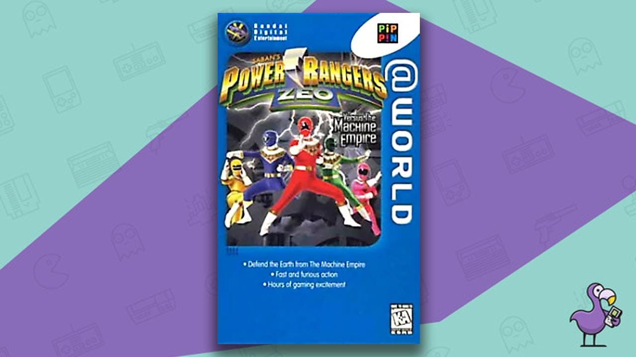 Power Rangers Zeo Versus The Machine Empire game case