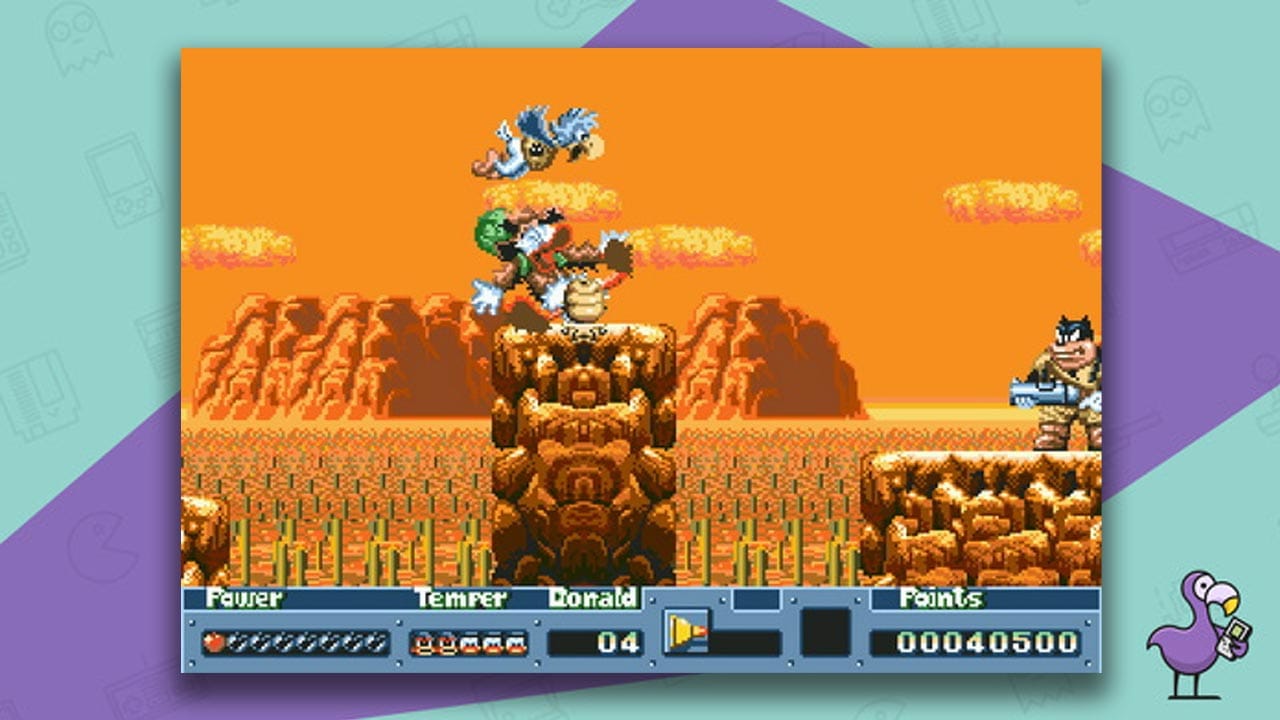 Quackshot starring Donald Duck sega genesis gameplay