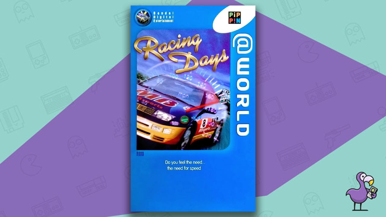 apple pippin Racing Days game case