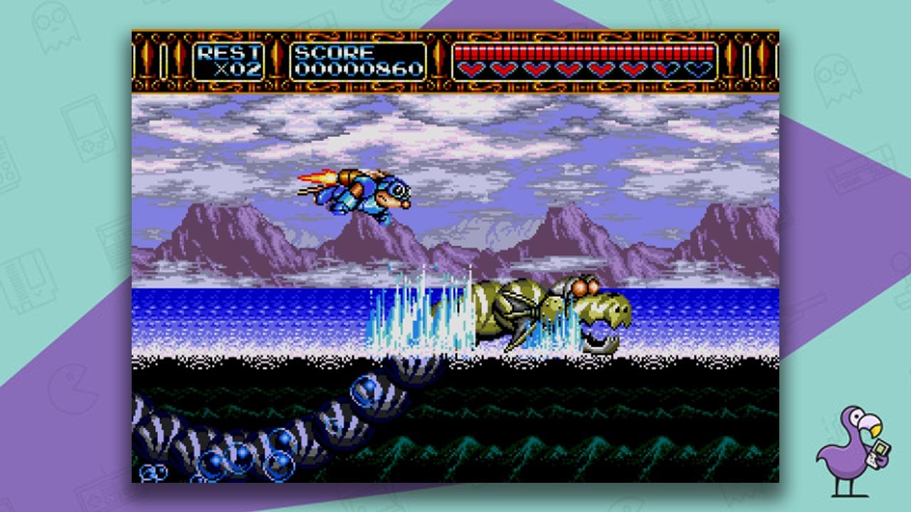 rocket knight adventures sega mega drive