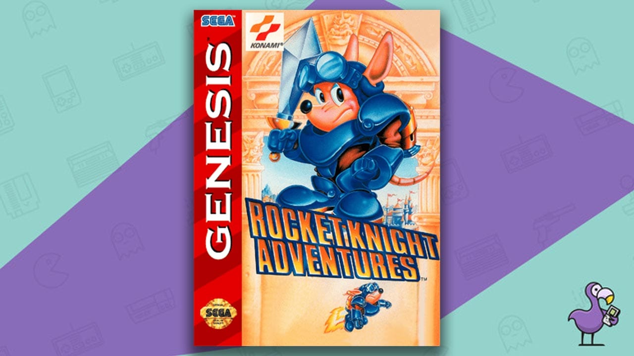 sega Genesis Rocket Knight Adventures game case